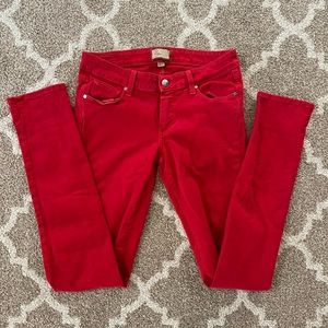 Paige Red skinny Jeans pant